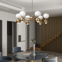 Loft Industry Modern - Deco Balls Chandelier V2